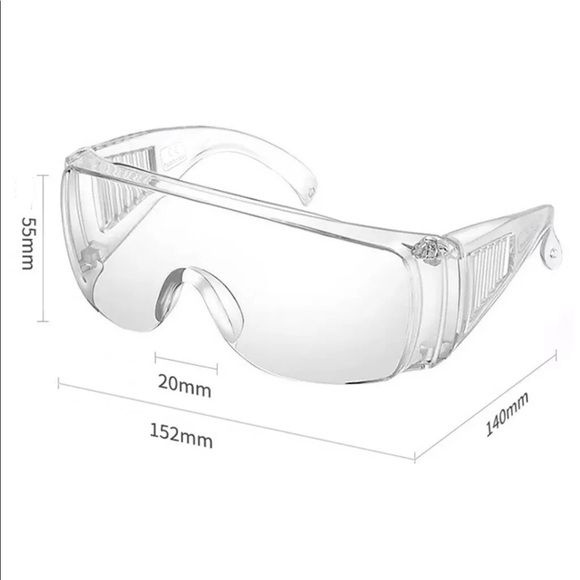 Sealed Transparent Safety Glasses Eye Protective - Picture 5 of 6
